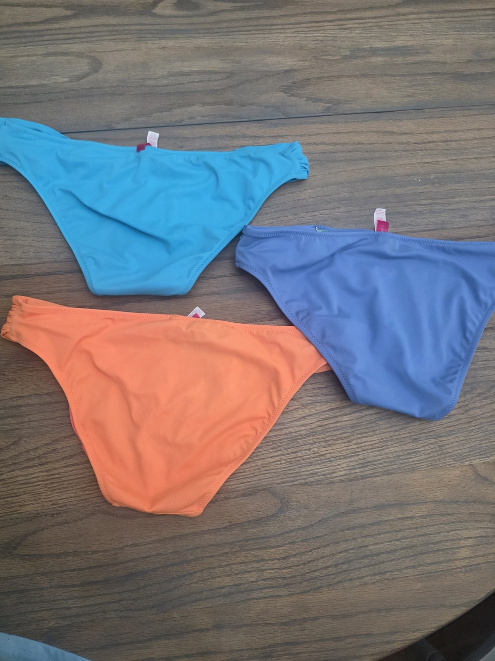 Victoria's Secret Orange, Blueish &purplish Bikini Bottoms Sz M - Picture 2 of 3